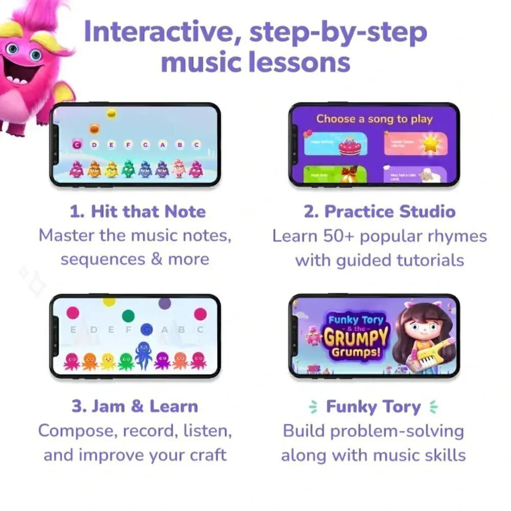 Plugo gamepad and tunes music learning kit